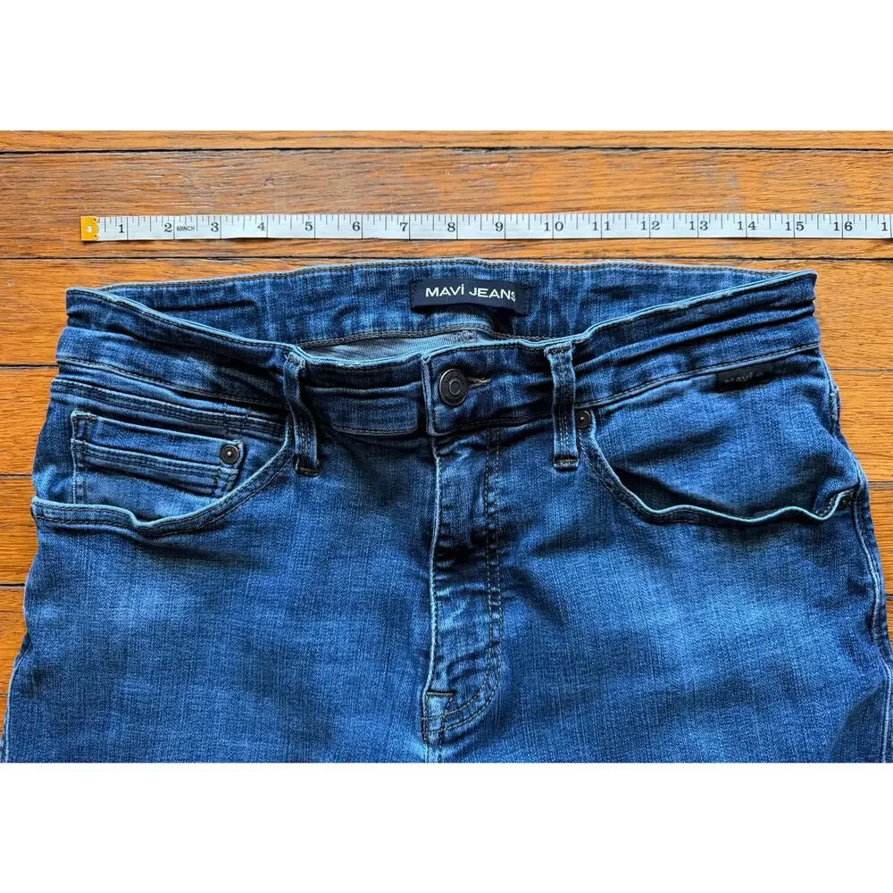 MAVI 'Zach' Straight Leg Organic Jeans Mens 32/30 (actual 30W)
